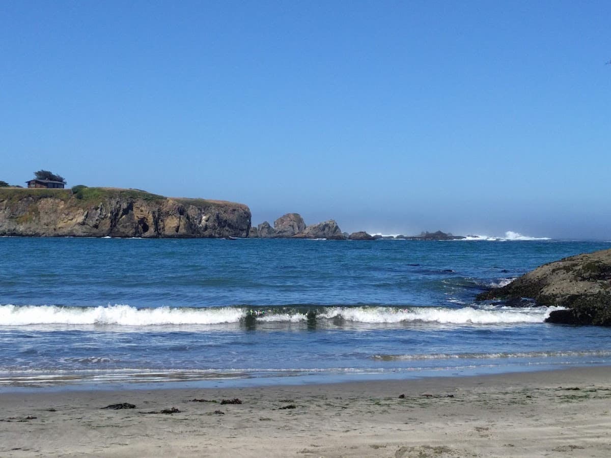 Caspar Headlands surf spot